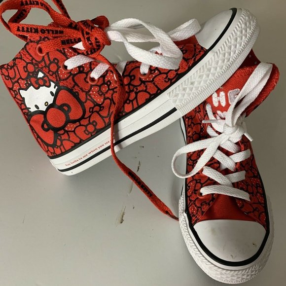 Hello Miss Kitty! Other - Converse Hello Kitty Chuck Taylor High Top Shoes